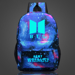 Nuevo estilo de Kpop BTS Merch mochila a prueba de balas, <span class=keywords><strong>la</strong></span> Escuela Secundaria del ejército luminosa Bangtan niños mochila - Product Image 5