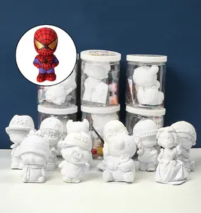 Personalizado Alta Resistência Crianças Modelo De Gesso Brinquedos Handmade Diy Pintado Boneca De Gesso Pintura Coloring Graffiti Gesso Artesanato boneca - Product Image 1