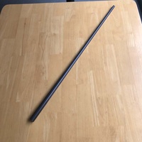Bâtons de queue de poisson en Fiber de carbone mat, pour Tube de longueur 74CM, 500 pièces