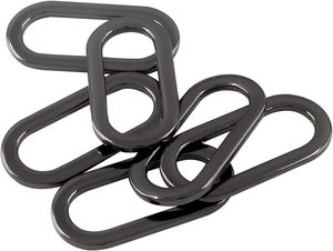 Lot de boucles ovales en métal - Product Image 4
