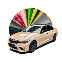 Vente en gros Nouveau design Film à bulles sans animaux de compagnie pour changement de couleur Enveloppe intégrale auto-cicatrisante Rouleau de vinyle Autocollant de couleur pour voiture