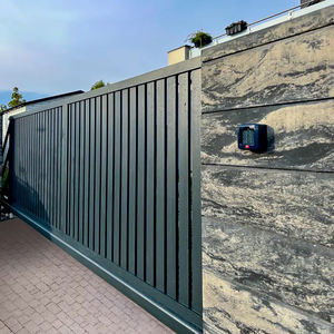 Designs Porte d'entrée automatique Clôture à lame en aluminium Porte coulissante - Product Image 6