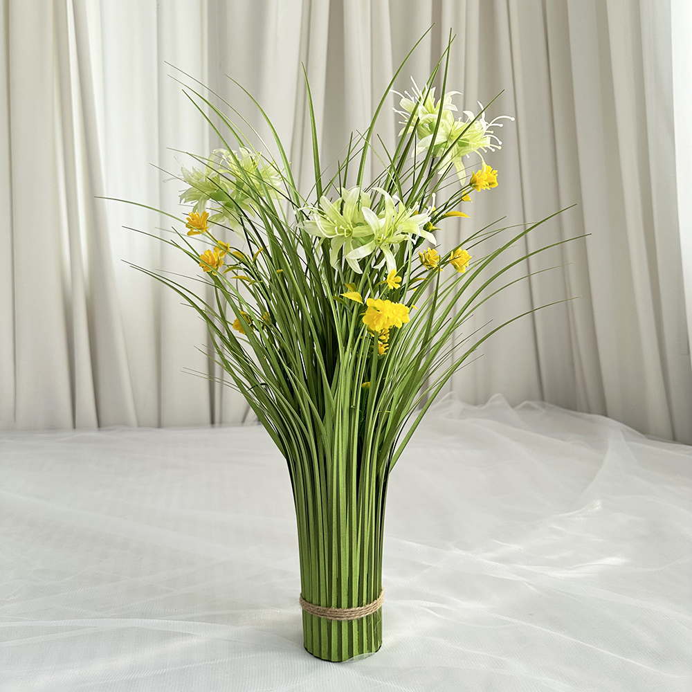 3 Lirios araña rojos Corazón Verde Blanco