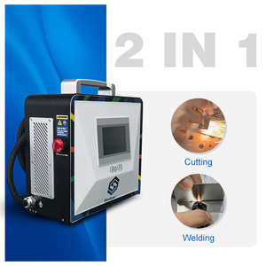 Machine de soudage au laser à fibre portative Riselaser, mini-soudeuse au laser 300w, acier inoxydable, soudeuse au laser QCW - Product Image 1