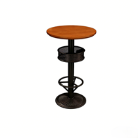 Meubles de restaurant commerciaux sur mesure, chaises de restaurant en bois avec tables pour cafétéria, boulangerie
