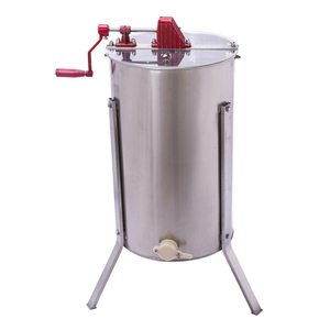 Honey Extractor 3 <b>Frame</b> Stainless Steel Manual Beekeeping Extraction Honeycomb Drum Spinner with Height Adjustable Stand - Product Image 4