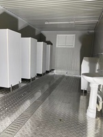 Mobile Préfabriqué Modulaire Conteneur Toilette Portable Toilettes Conteneur D'expédition Salle De Bains Publique à Vendre