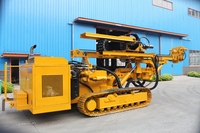 Foreuse rotative hydraulique montée sur chenilles, portable et haute efficacité