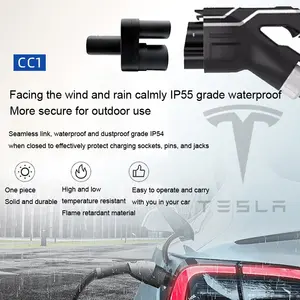 CCS1 CCS2 Fast Charging Converter Adapter Head For Tesla