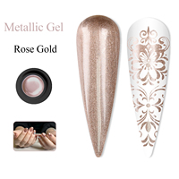 Échantillon Gratuit OEM/ODM – Gel UV Effet Métallique 3D 3 Couleurs pour Nail Art, Séchage LED, Non Toxique, Conditionnement en Bouteille pour Usage Professionnel