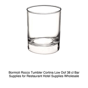 Verre à pied Cortina Low Glass DOF 38 cl Bormioli Rocco H 9,8 cm Ø 8,5 cm - Product Image 2