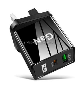 65W <b>Charger</b> Adapter Fast Charging USB Type C Quick <b>Charger</b> with Temp Control & ABS Shell PD QC3.0 for <b>Multi</b> Devices - Product Image 1