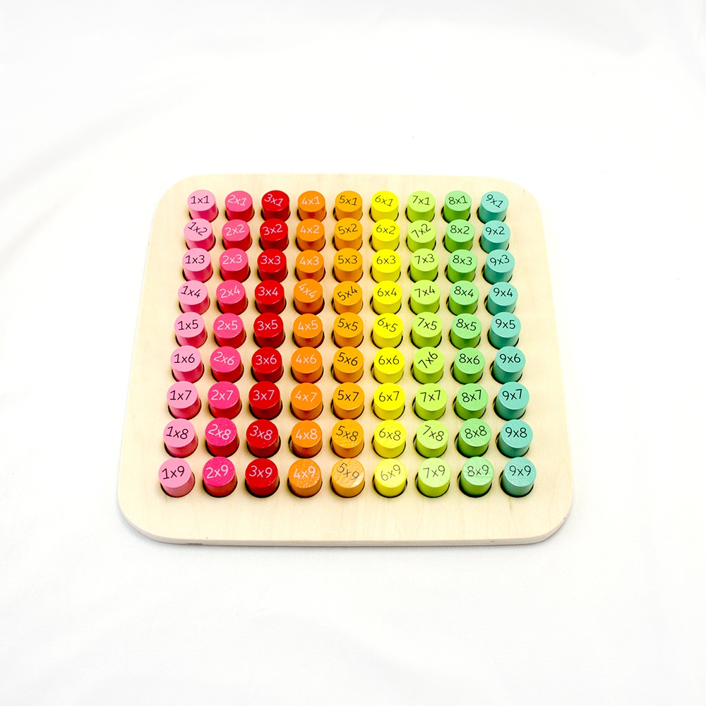 Деревянный стол для умножения, деревянные Обучающие игрушки, экологически чистые