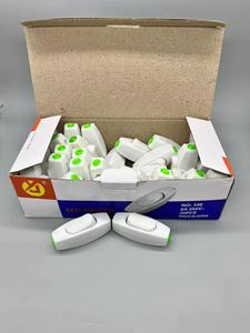 Yjopk bán buôn tùy chỉnh Bảng Đèn Bàn Giường ánh sáng trên Off Vàng Inline dây đẩy nút thiết bị chuyển mạch cho khách sạn - Product Image 5