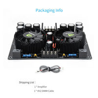 Amplificateurs Haute Puissance 2X100W 2.0 Canaux Classe AB Amplificateur Numérique Hifi Avec Colling Fan100W TDA7293 Amplificateur Audio