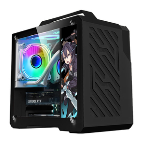 Lovingcool 2024 Most Popular Portable Desktop Computer Gaming M-ATX/<strong>ITX</strong> <strong>Case</strong> RGB Computer <strong>Cases</strong> Towers Desktop Gaming - Product Image 3