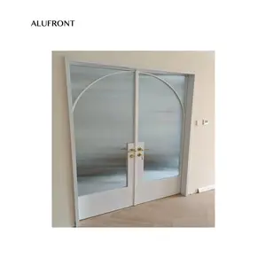 Aluminium Haupteingang Stahl Französisch Tür Grill Design Hochwertige Sicherheits häuser Klappbare Eingangstüren