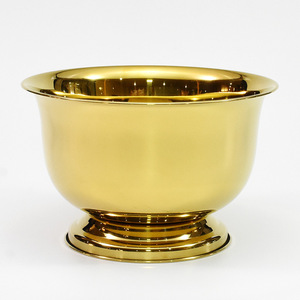 Seau à glace de luxe en acier inoxydable doré et argenté, <span class=keywords><strong>9</strong></span> litres, pour <span class=keywords><strong>champagne</strong></span>, boissons et bière, idéal pour les fêtes - Product Image 1