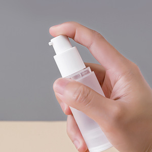 Frosted <b>Vacuum</b> Bottle Makeup Primer <b>Pump</b> 15ml 20ml 30ml 50ml Cosmetic Packaging Toner - Product Image 2