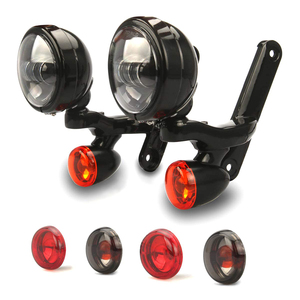 Feux auxiliaires LED 4,5 pouces, projecteurs antibrouillard, feux de croisement avec boîtier, clignotants pour <span class=keywords><strong>Harley</strong></span> Touring Road King - Product Image 2