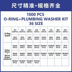 Joints d'étanchéité en silicone et caoutchouc nitrile, joints plats de 2 mm d'épaisseur, pièces standard pour usage industriel - Product Image 5
