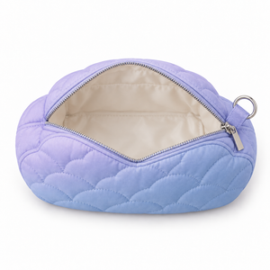 Trousse de Toilette Suspendue en Forme de Nuage, Matelassée et Gonflée, avec Anneau en D, Doublure PVC, Couleur Dégradée, Logo Personnalisé - Product Image 5