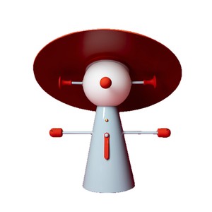 Lámpara de Esquina Cloo Buddy E27 con Interruptor, Diseño Abstracto, Lámpara de Escritorio, Lámpara de Noche, Luz Ambiental para Dormitorio - Product Image 5