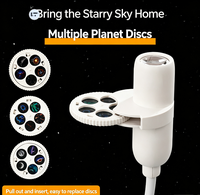 Lampe de nuit LED créative populaire, projection ciel étoilé et lune, pour chambre à coucher, lumière d'ambiance USB, style influenceur