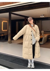Veste d'hiver épaisse et chaude pour femmes, parka mi-longue, doudoune, veste <span class=keywords><strong>demi</strong></span>-<span class=keywords><strong>saison</strong></span>, vêtements d'extérieur - Product Image 2