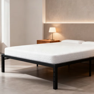 Tùy Chỉnh Heavy Duty Thép Giường Đôi Khung Với Không Gian Lưu Trữ Kim Loại Nền Tảng Và Slat Hỗ Trợ Không Có Hộp Mùa Xuân Cần Cho Phòng Ngủ Sử Dụng - Product Image 1