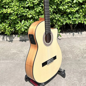 <span class=keywords><strong>Guitarra</strong></span> Flamenca Eléctrica Aiersi, Totalmente de Ciprés Sólido - Product Image 1