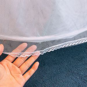 Jupe <span class=keywords><strong>jupon</strong></span> <span class=keywords><strong>en</strong></span> <span class=keywords><strong>tulle</strong></span> à un cerceau pour robe de mariée robe de bal sous-jupe avec matériel de type d'origine techniques de mariée - Product Image 5