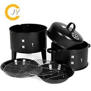 <span class=keywords><strong>Barbecue</strong></span> Portable 3 en 1 au <span class=keywords><strong>charbon</strong></span> de bois, facile à assembler, <span class=keywords><strong>barbecue</strong></span> fumeur pour camping en plein air - Product Image 3