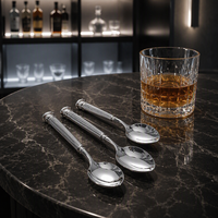 Ensemble de couverts en acier inoxydable 304 avec manche martelé, finition miroir argenté, couteau, fourchette, cuillère pour mariage, restaurant, vente en gros