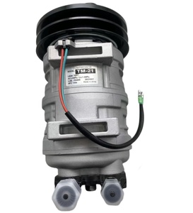 Pièces de climatisation pour bus, compresseur <span class=keywords><strong>TM21</strong></span> sans embrayage, pour pièces de réfrigération de bus R134 <span class=keywords><strong>TM21</strong></span> - Product Image 3