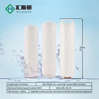 Cartuchos de filtro de alto flujo plisado industrial, 3M, 20 ", 40", precisión 1-100mm