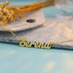 Collana <span class=keywords><strong>con</strong></span> Ciondolo Personalizzato in <span class=keywords><strong>Argento</strong></span> Sterling S925 Placcato Oro, Regalo di San Valentino per Donne <span class=keywords><strong>con</strong></span> Design Personalizzato - Product Image 6