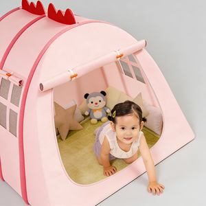 <span class=keywords><strong>Tenda</strong></span> da Gioco Pop-up a Tunnel per Bambini per Collegare Più Tende e Creare un Villaggio Campeggio - Product Image 1