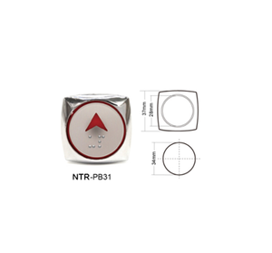 Chất lượng tốt thang máy phụ tùng cảm ứng thép không gỉ push <span class=keywords><strong>button</strong></span> - Product Image 1