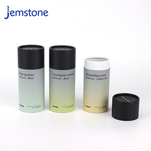 Emballage en tube de carton artisanal conçu pour le thé en vrac, les tisanes, les thés aux fruits, les thés aux fleurs - Product Image 1