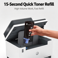 Imprimante laser monochrome multifonction HP LaserJet Tank 2606sdw 2606dw avec impression recto verso automatique, Wi-Fi, copieur, scanner