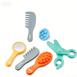 Juego de Juguetes de <span class=keywords><strong>Peluquería</strong></span> para Niños, Secador de Pelo, Plancha y Accesorios de <span class=keywords><strong>Peluquería</strong></span> de Tacto Suave - Product Image 5