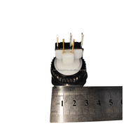 12V LED illuminé 27mm carré bouton de jeu d'arcade interrupteur momentané pour grue Machine