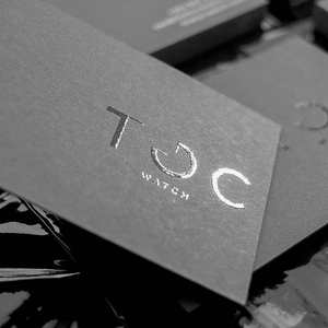 Cartes de visite professionnelles de luxe personnalisées avec impression de logo sur papier spécial, estampage à chaud or et argent, gaufrage - Product Image 6