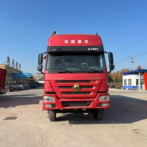新品Howo 8x4ドライブホイールユーロ3左4バイ8キャブディーゼル大型ダンプトラック336馬力9.6mバンコンテナ貨物30tユーロ2 - Product Image 2