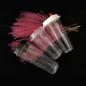 Disposable PP Plastic Togo <b>Cups</b> Coffee <b>Cold</b> Drinks high Transparent Custom Logo Lids UV/Silk Screen Printing factory price - Product Image 5