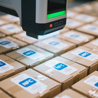 Étiquette de température RFID durable pour l'utilisation de la logistique de la chaîne du froid et les applications d'expédition de vaccins