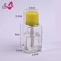 Verre professionnel avec pompe en acier Nail Art distributeur de monomère liquide, bouteille de presse acrylique pour salon et techniciens des ongles
