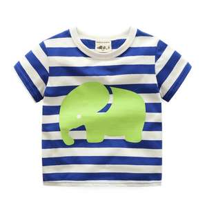 Ropa al por Mayor para Niños, Camisetas de Algodón a Rayas de Diferentes Colores, Compra al por Mayor de China - Product Image 2