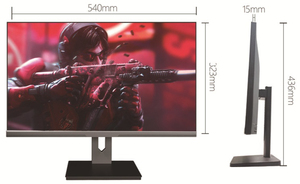 Super Slim 24-27 pulgadas IPS HD 2K 1K <span class=keywords><strong>Monitor</strong></span> de juegos de computadora de escritorio 75Hz 100Hz 144Hz 165Hz 1MS Actualización rápida para Gamer - Product Image 4